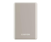 Powerbank CANYON Powerbank OnPower 505 slim Magsafe 5000 mAh PD20W beżowy
